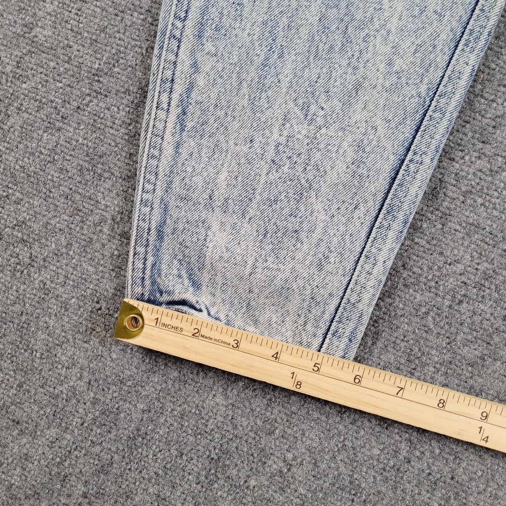 Vintage Pepsi Jeans Womens 13 30x30 Acid Wash Tapered Denim Pants USA 80/90s - Picture 14 of 14